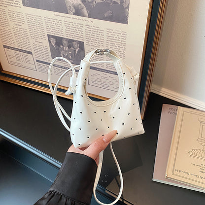 WoCute Herz-Muster Mini Schultertasche Brehn