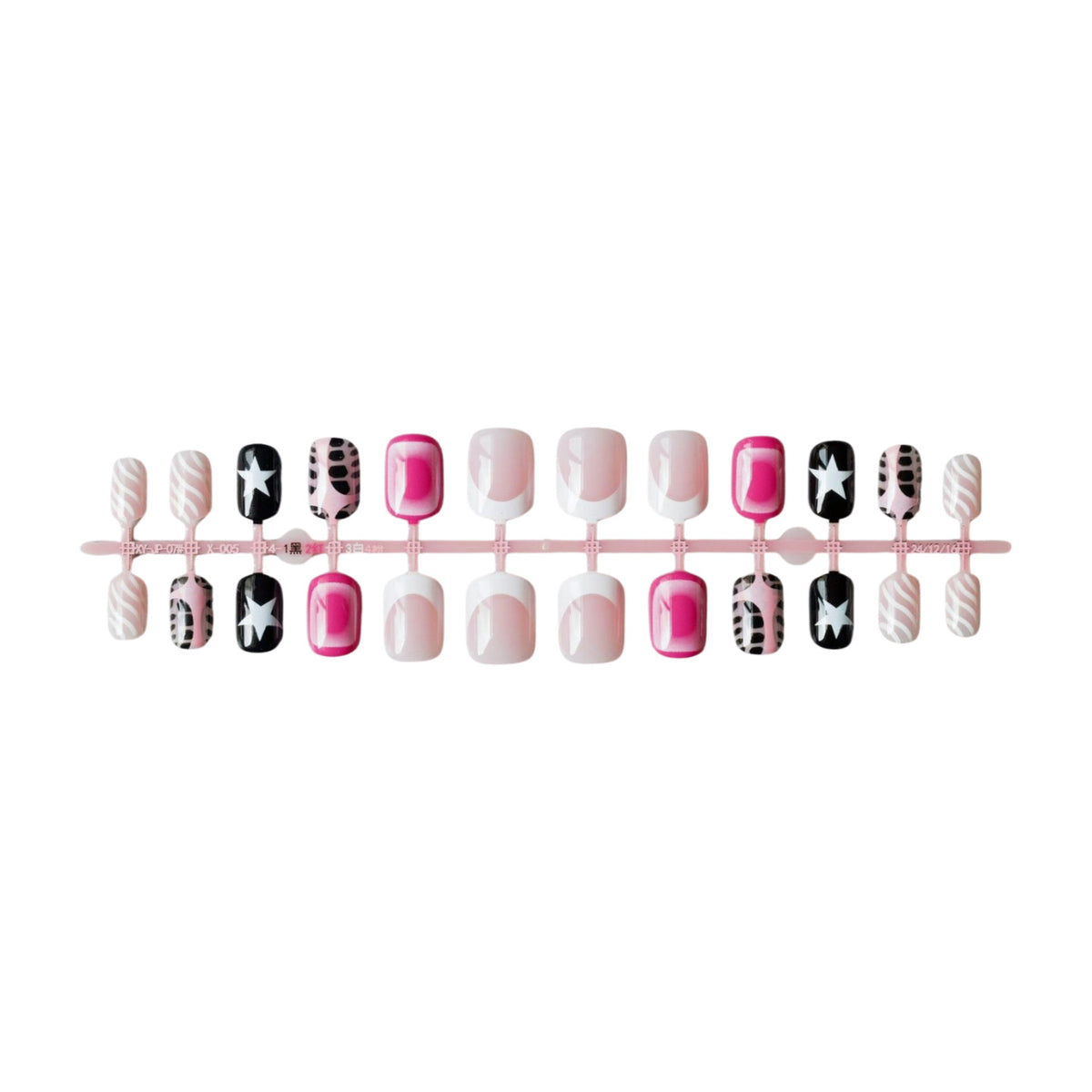 Trendige Gel-Nagelkunst-Set