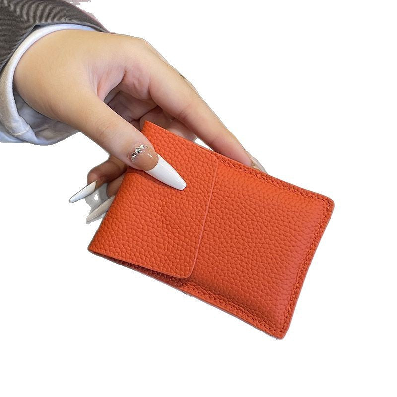 Premium Texturiertes Leder Kartenetui Brehn