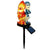 Solarbetriebene Cartoon-Flammenfigur Gartensteckerlicht mit Acryl-Diffusor und verstellbarem Bodenstachel Brehn