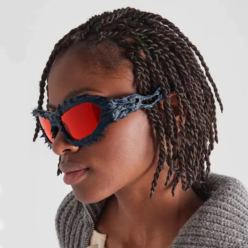 Damen Sportsonnenbrille mit innovativem Design und dynamischem Rahmen Brehn
