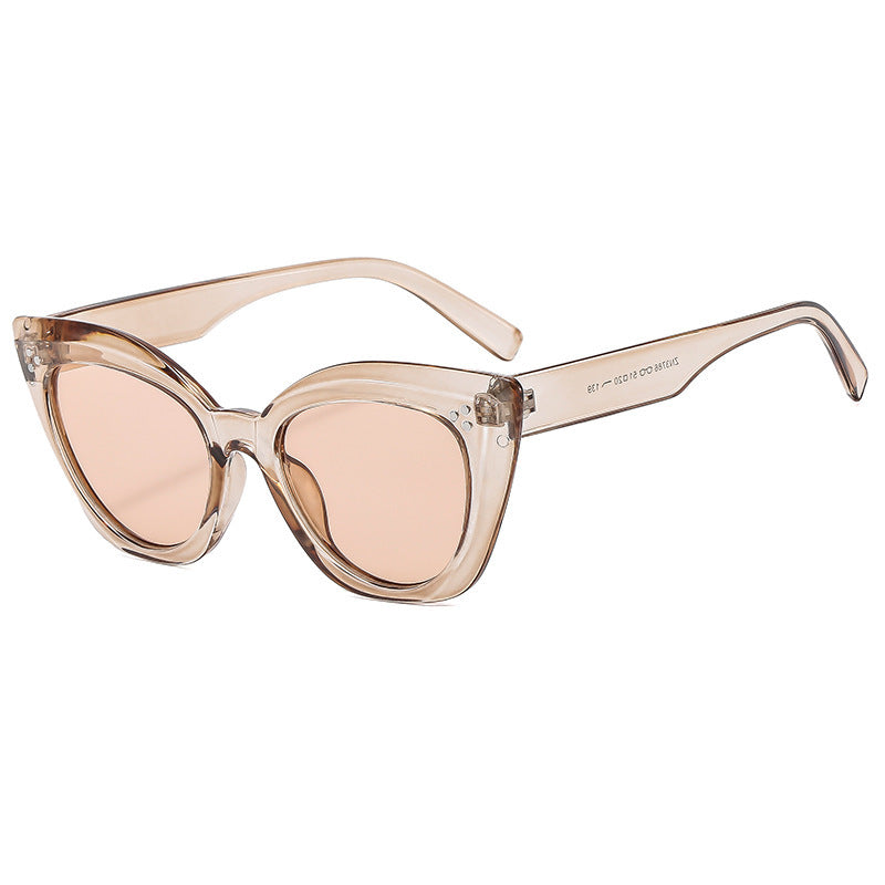 Damen Cat-Eye Sonnenbrille mit luxuriösen Akzenten Brehn