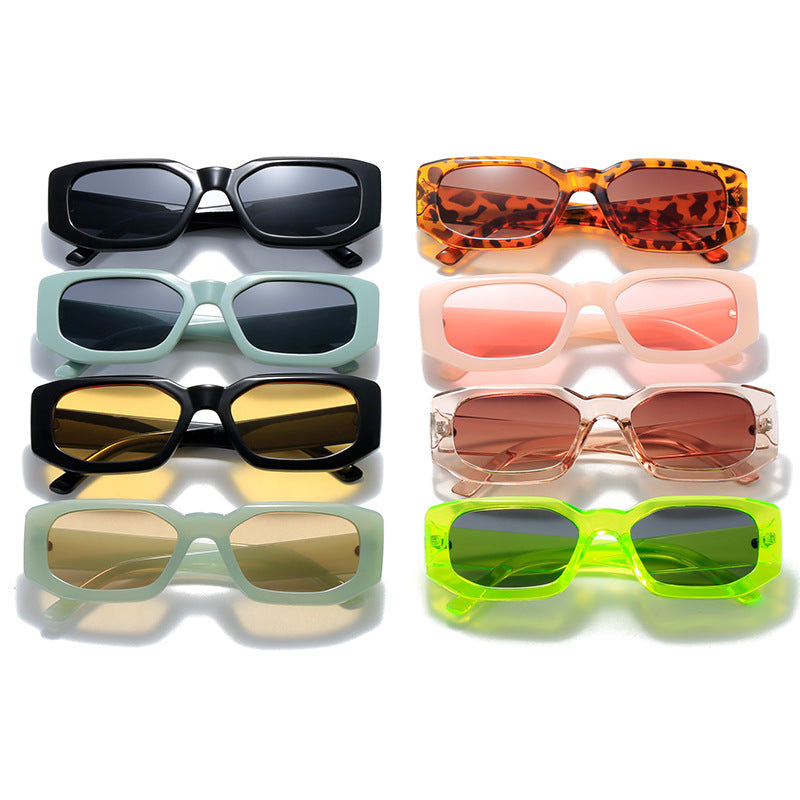 Damen modische quadratische Sonnenbrille mit unverwechselbarem Rahmen Brehn
