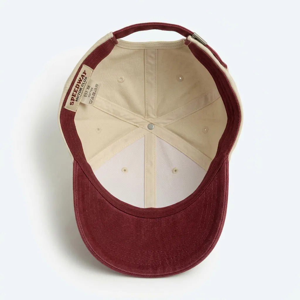 Damen sportliche Kappe mit Rennmotiv Brehn