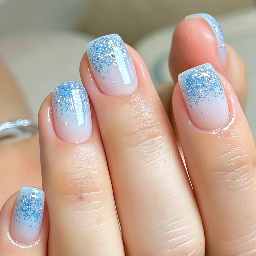 Glitter Ombre Nail Art Brehn