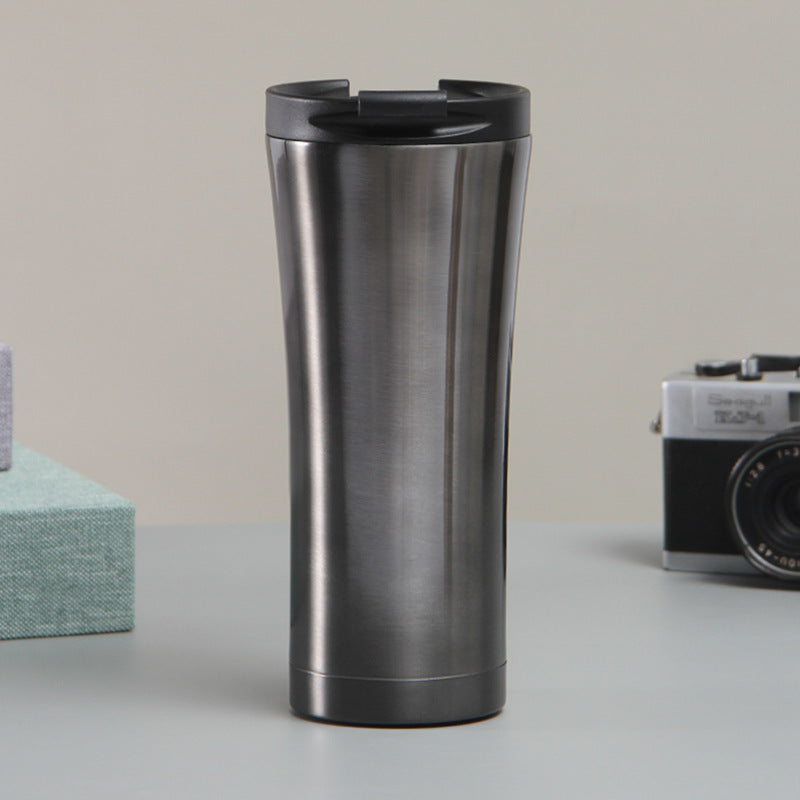 Damen eleganter doppelwandiger Kaffeebecher mit rutschfestem Silikonboden Brehn