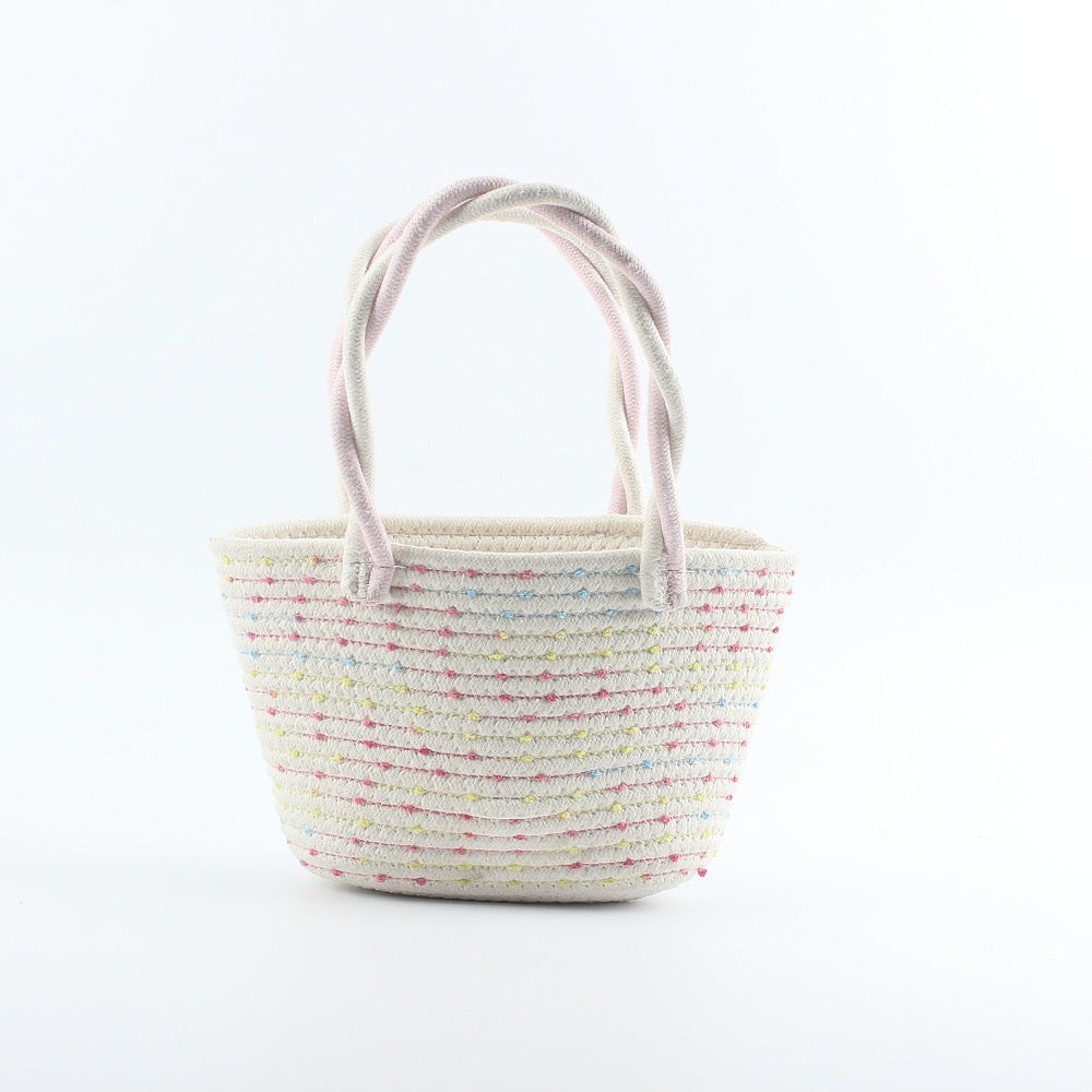 Modische Basttasche mit Bunten Akzenten Brehn