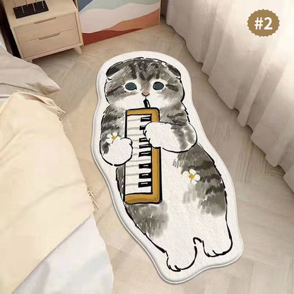 Cartoon Katzenförmiger Teppich Brehn