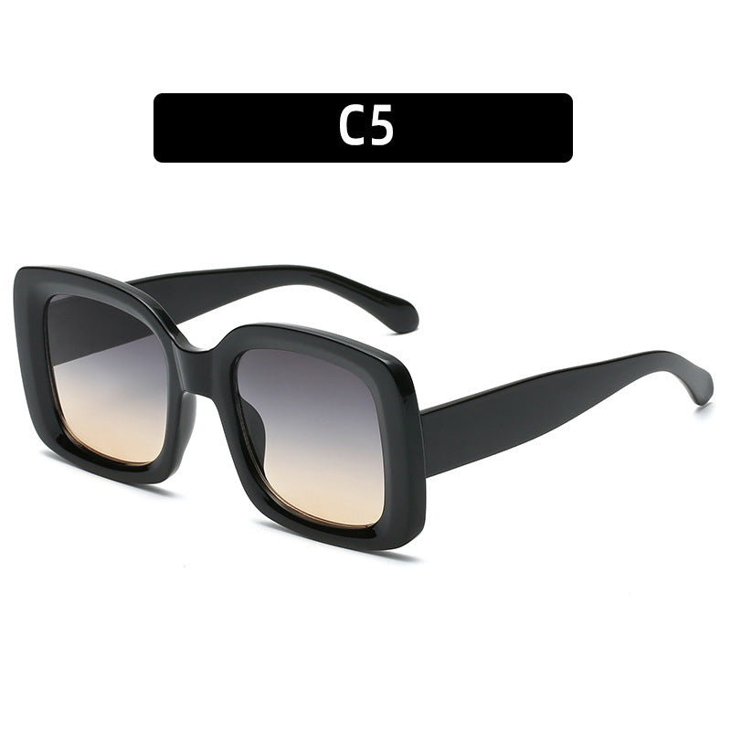 Oversized quadratische Sonnenbrille Moderner Look