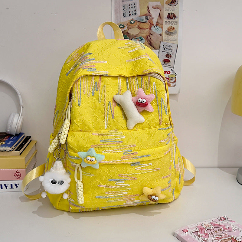 Abstrakt gemusterter Rucksack Brehn