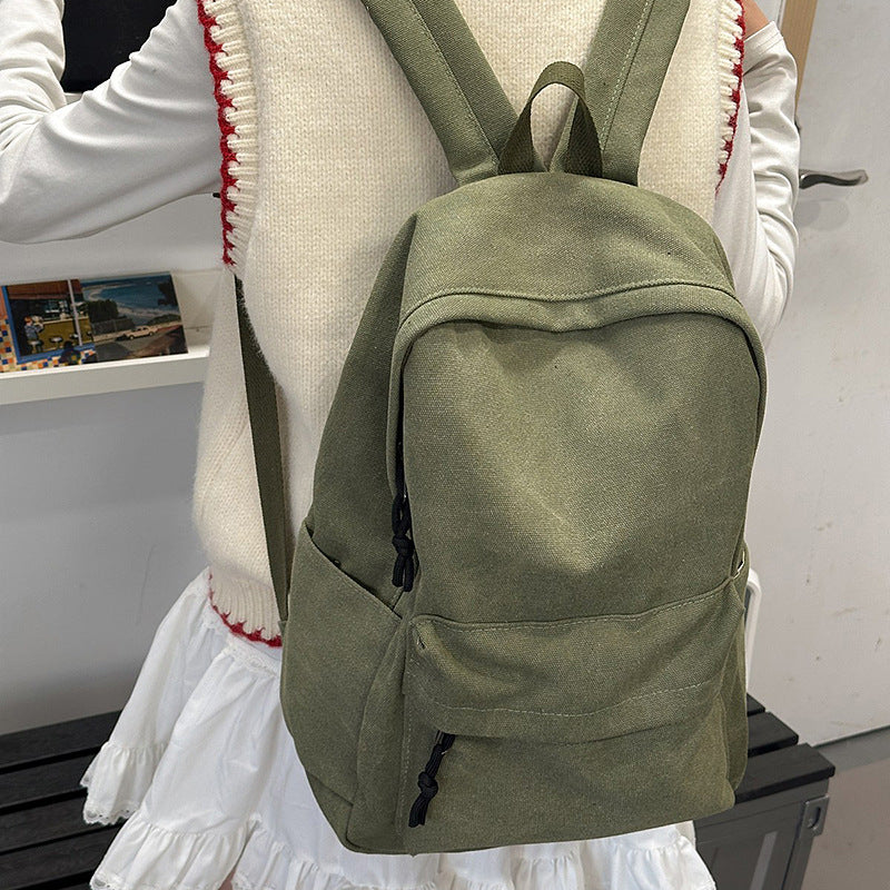 Vintage Canvas Rucksack Brehn