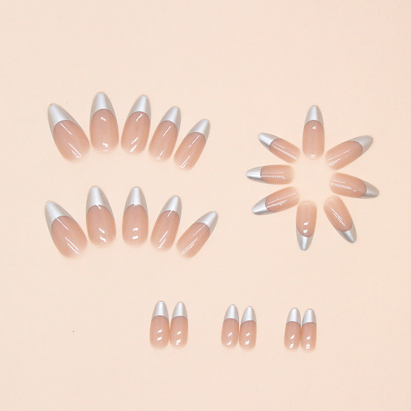 Metallic Tip Press-On Nail Extensions Brehn