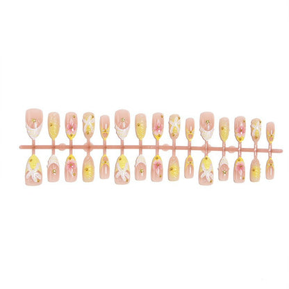 Dekorativer Press-On Nagelset Brehn