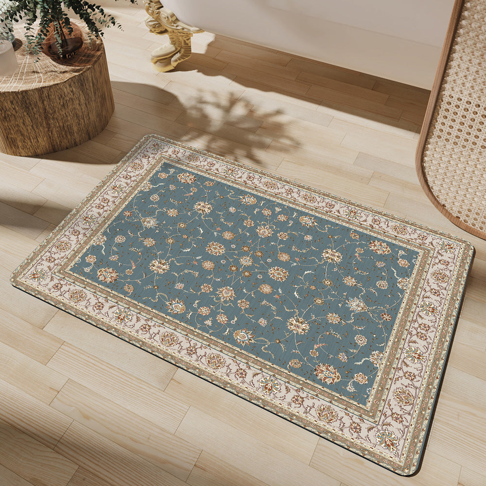 Elegante Vintage Blumen Badematte Brehn 1788245864