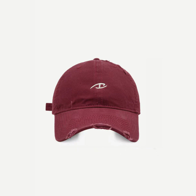 Damen Distressed Casual Baseball Cap Brehn