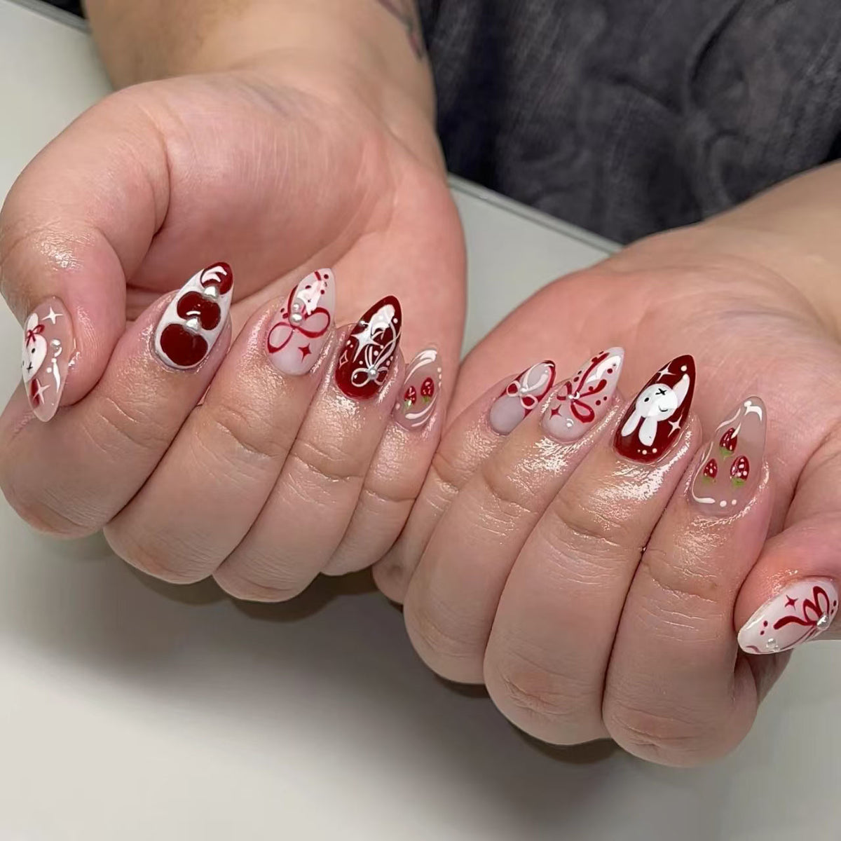 Künstlerisches Charakter Nagelkunst Set
