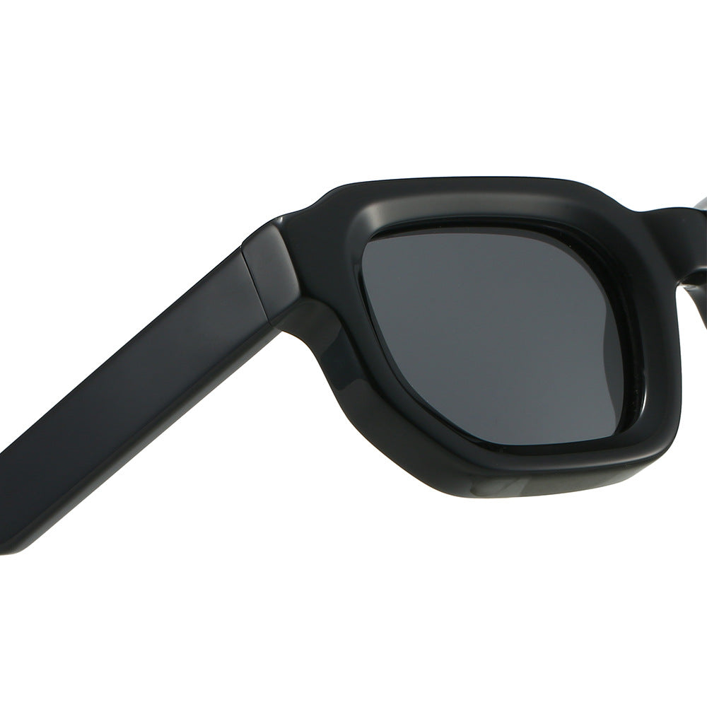 Damen moderne Sonnenbrille mit eckigem Rahmen und UV-Schutz Brehn