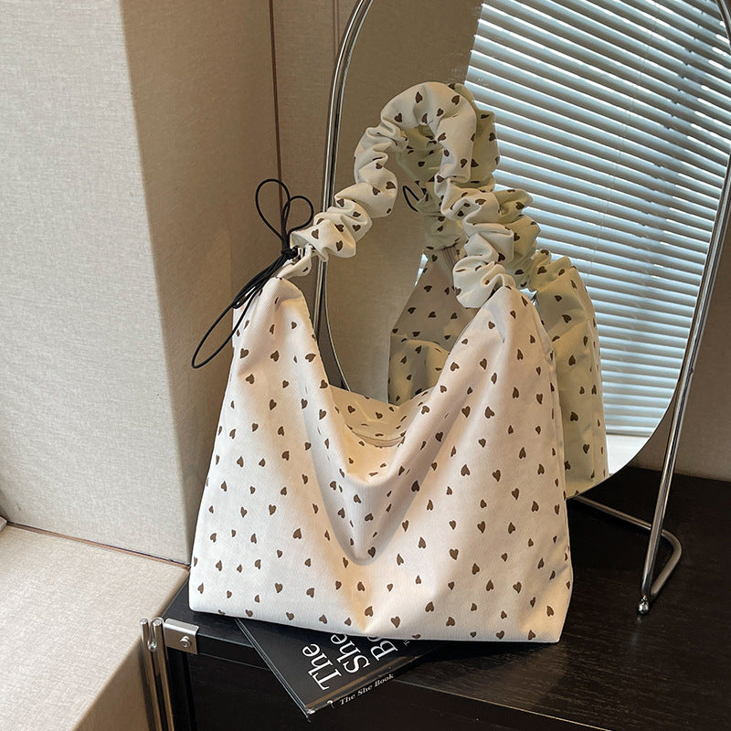 Herzprint Gemütliche Hobo Tasche