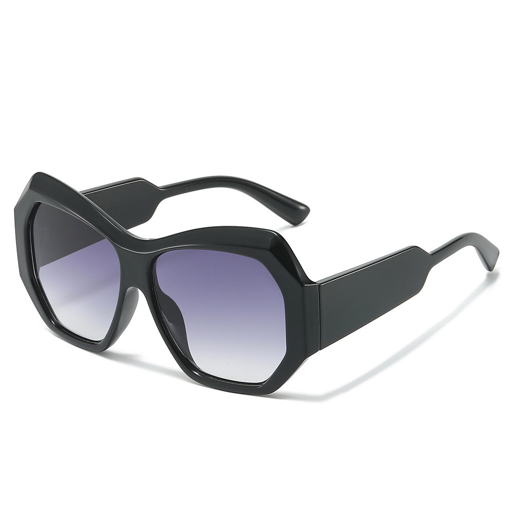 Statement Sechseckige Rahmen Sonnenbrille Brehn