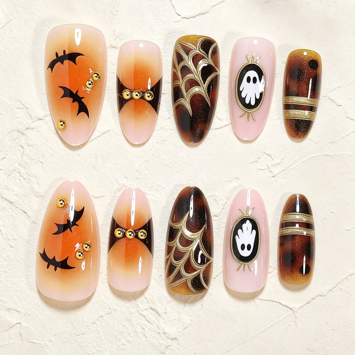 Halloween Dekorative Nagelkunst Brehn