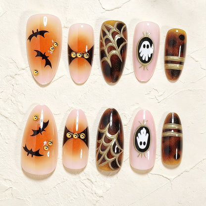 Halloween Dekorative Nagelkunst Brehn