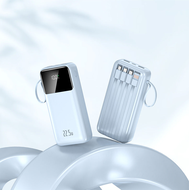 tragbare Schnelllade-Powerbank mit digitalem Display Brehn