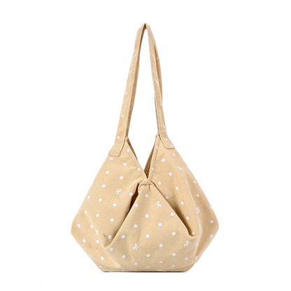 Moderne gepunktete Schultertasche