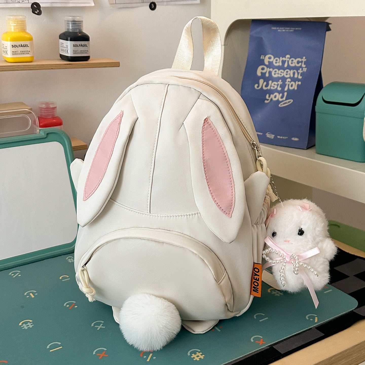 Lustiger Bunny Ohr Mini Schulrucksack