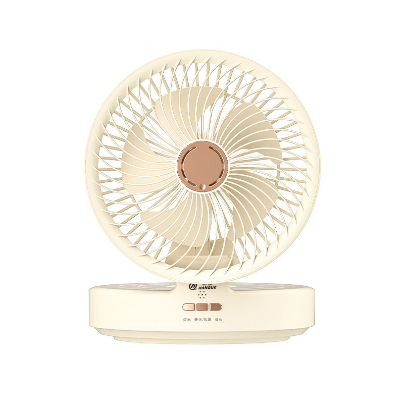 Kompakter oszillierender Tischventilator Brehn