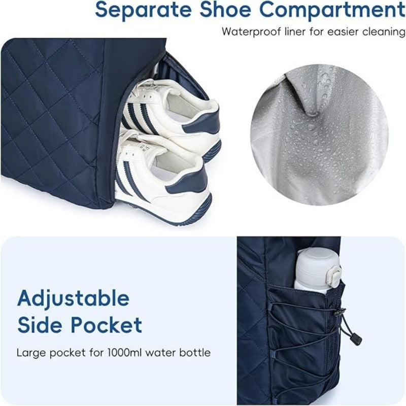 Stylische gesteppte Sporttasche Brehn