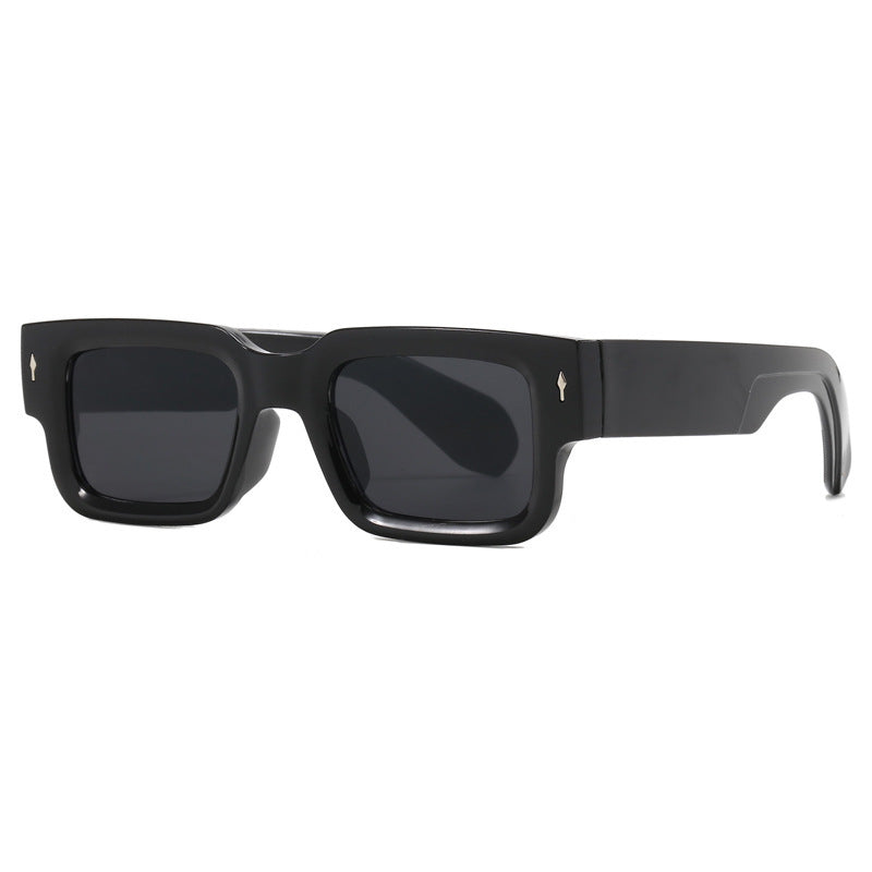 Damen modische quadratische Sonnenbrille mit markantem Design Brehn