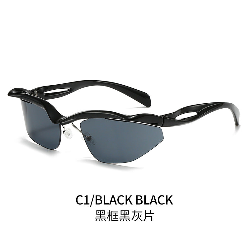 Damen Sportliche Sonnenbrille mit aerodynamischem Rahmen Brehn 1780028486