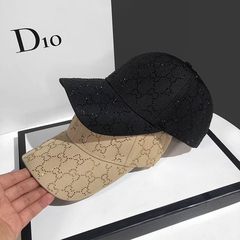 Damen Mode Laser-Cut Baseballcap Brehn