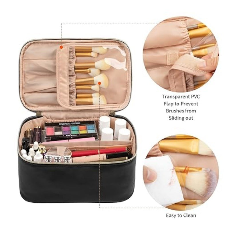 Kosmetik-Organizer-Tasche mit Strukturiertem Design und Vielseitigen Fächern Brehn