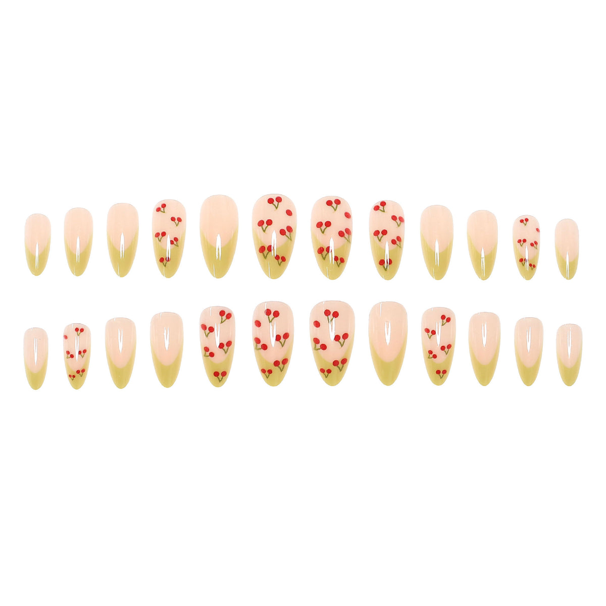 Kirschblüten-Themen Press-On Nagelset