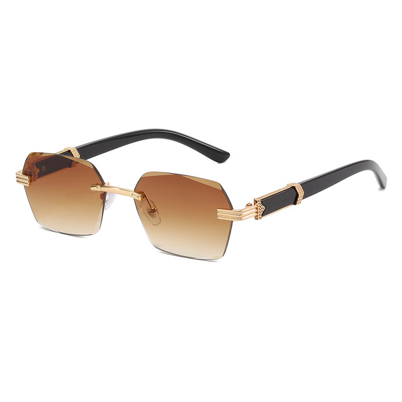 Damen Trendige geometrische Sonnenbrille Brehn