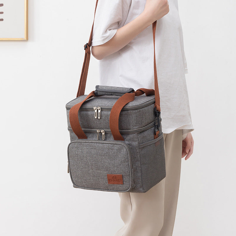 Damen Isolierte Picknicktasche mit abnehmbaren Schulterriemen Brehn