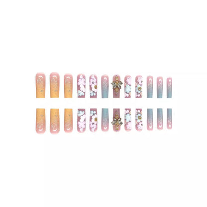 Blumen Artisan Press-On Nail Set Brehn