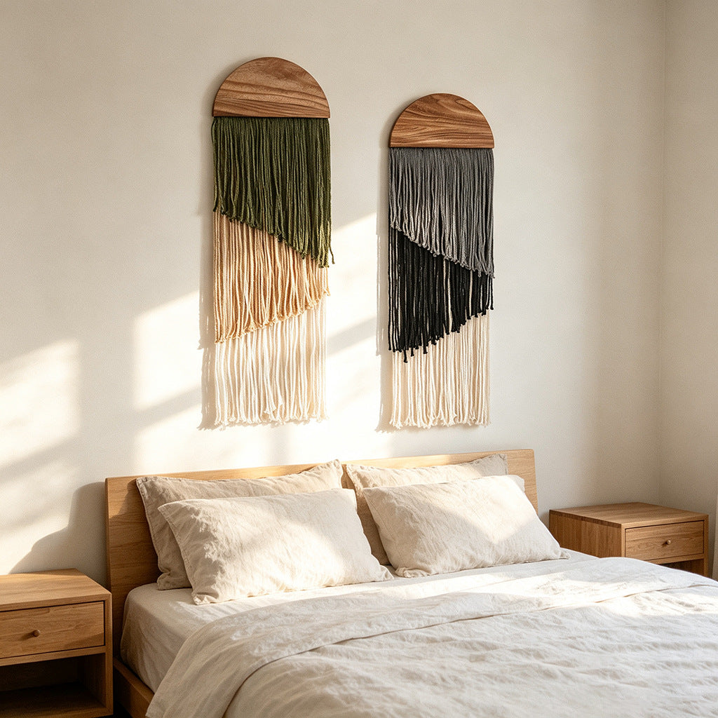 Dekorative Macramé Wandkunst Brehn