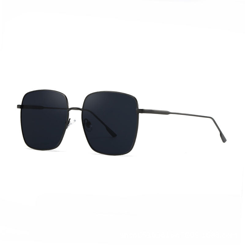 Damen Sonnenbrille mit modernem quadratischen Edelstahlrahmen und polarisierenden Gläsern Brehn