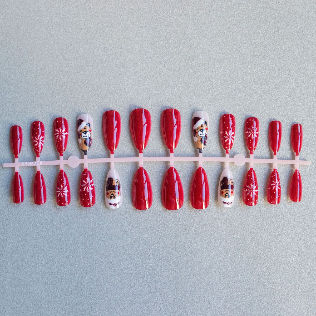 Festliches Weihnachts-Motiv-Nagelkunst-Set