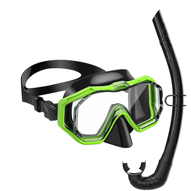 Tauchausrüstungsset mit Ergonomischer Tauchmaske und Flexiblem Schnorchel Brehn