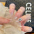 Elegante Kunstnagelspitzen mit Glitzerakzent Brehn