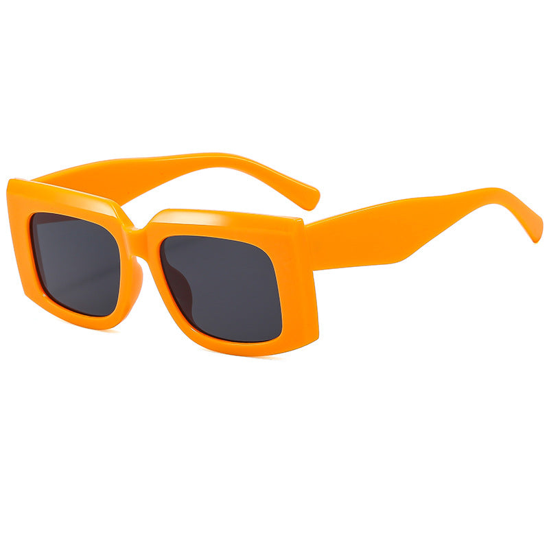 Damen Modische Sonnenbrille mit markantem quadratischem Rahmen und UV-Schutz Brehn