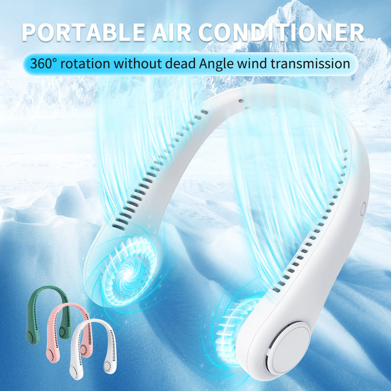Damen Tragbarer Nackenventilator mit ergonomischem Design Brehn