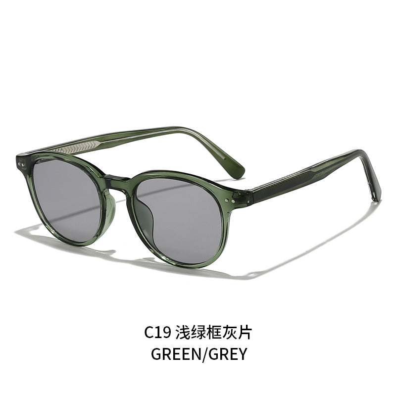 Damen runde modische Sonnenbrille mit UV-Schutz Brehn