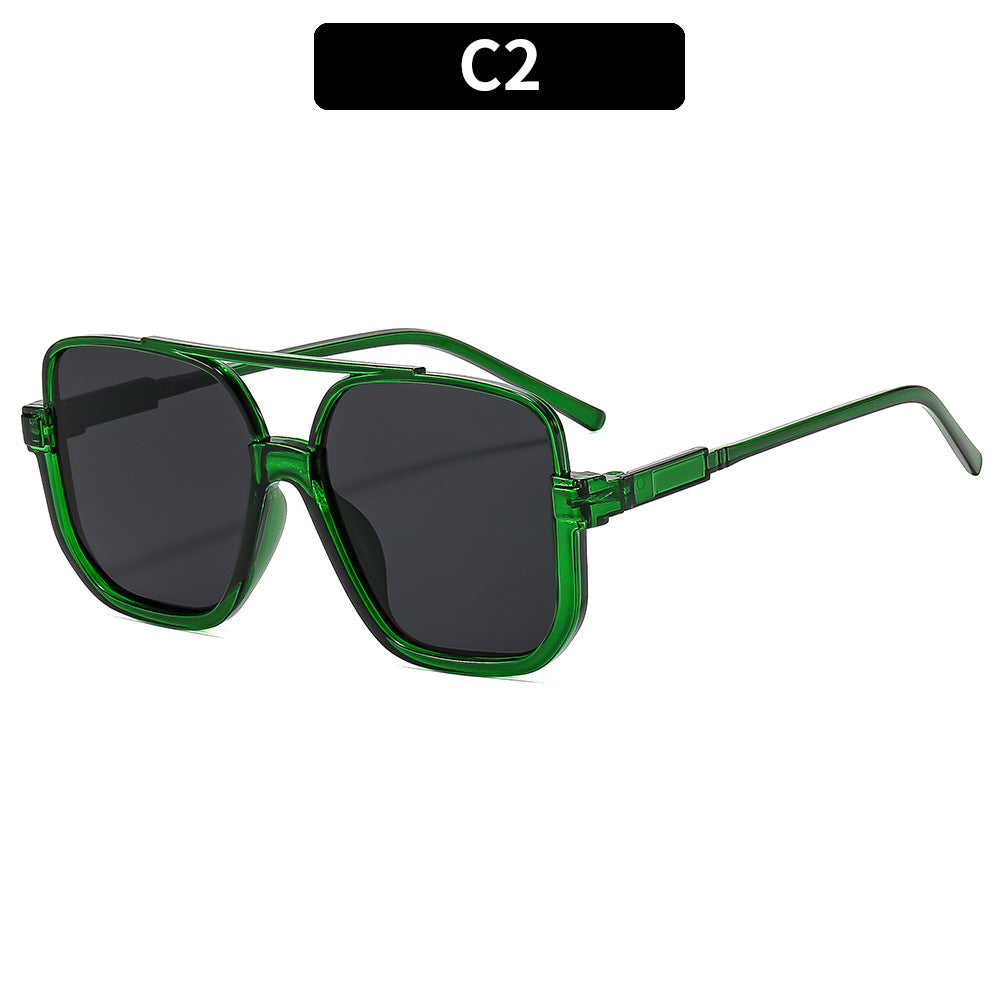 Zeitgenössische Übergroße Quadratische Sonnenbrille