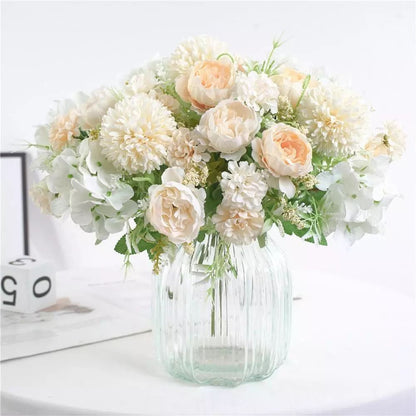 Realistische Künstliche Blumenstrauß Anordnung