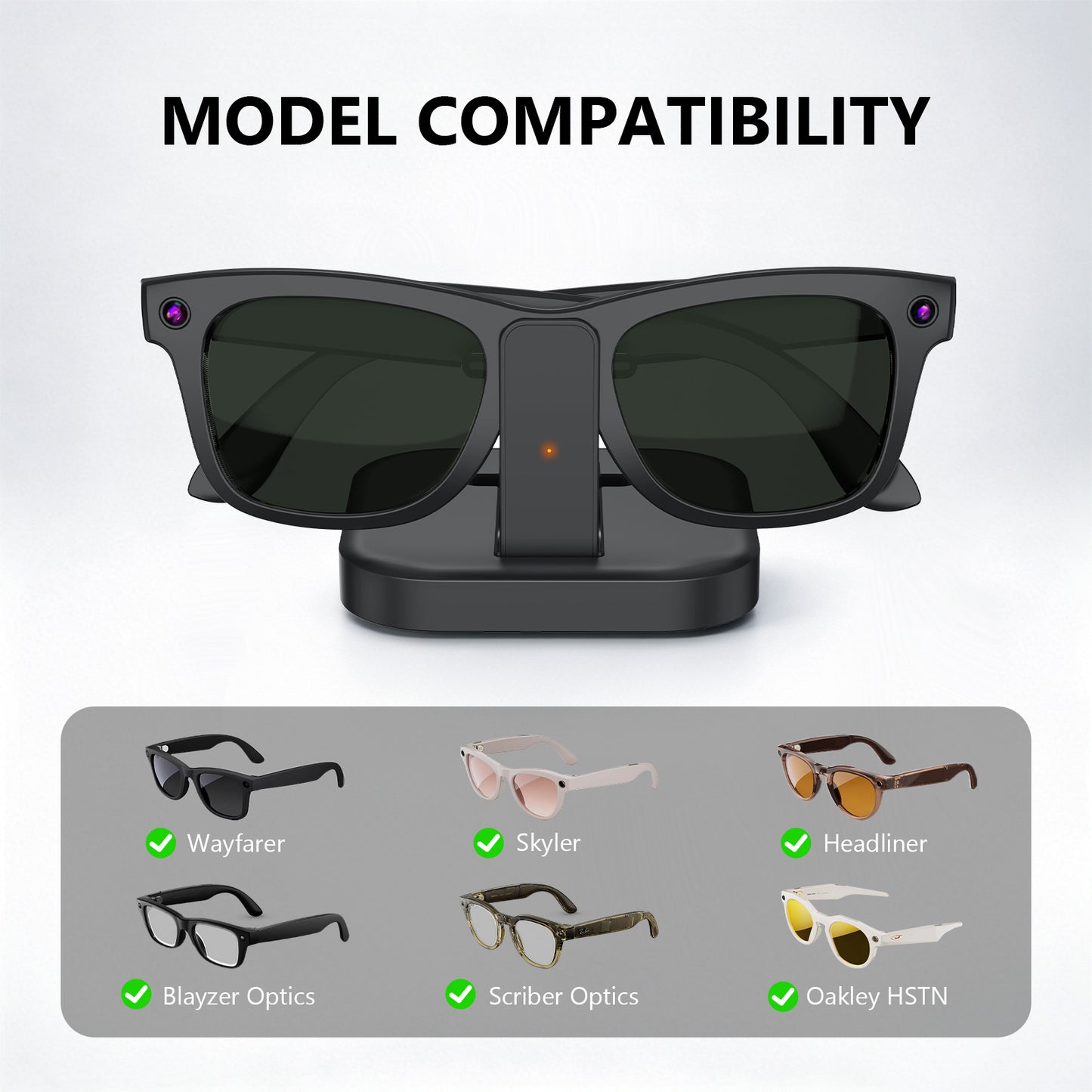 Smarte Lifestyle Sonnenbrille mit Integrierter Kamera und Bluetooth Brehn