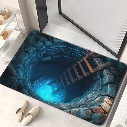 Künstlerischer 3D-Optische Illusion Teppich